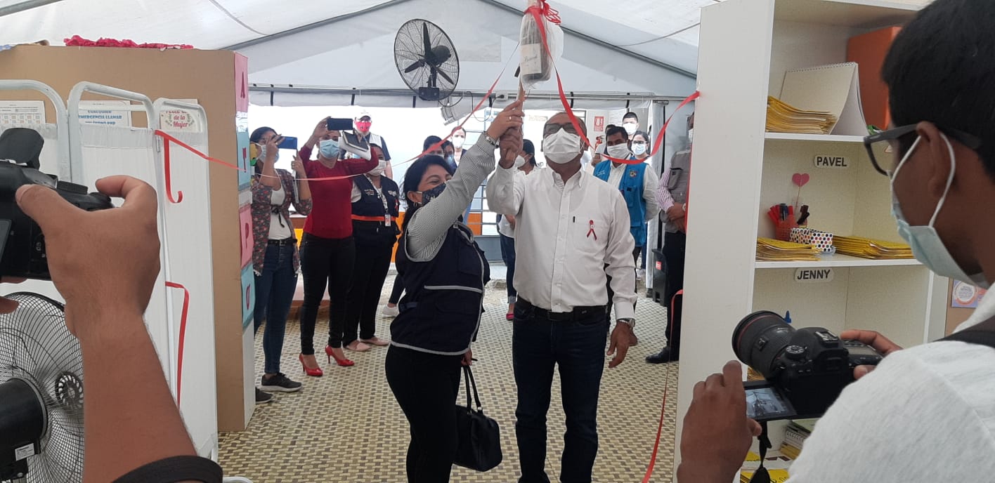 Gobernador regional inaugura centro de atención “Sayari”