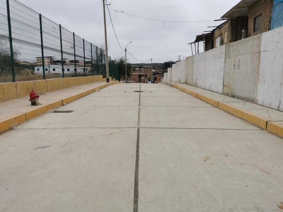 Gobierno regional ejecuta obra de saneamiento y pavimentación en el Centro Poblado de Pampa Grande