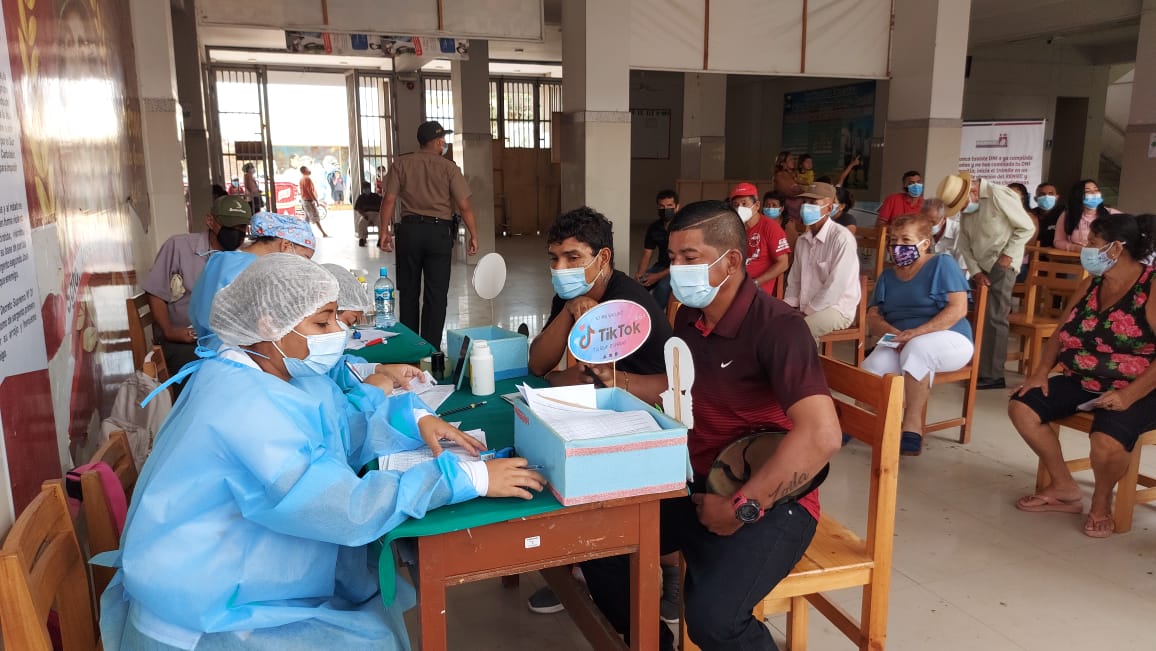 Más de 4500 personas se vacunaron este fin de semana en Tumbes