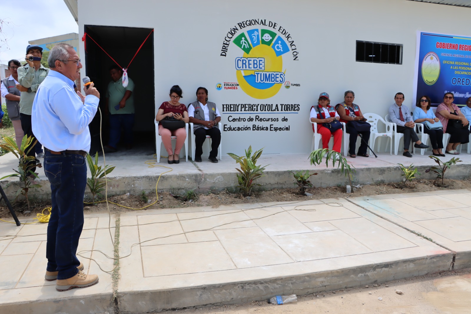 GOBERNADOR DE TUMBES INAUGURA NUEVO MÓDULO DEL CENTRO DE RECURSOS DE EDUCACIÓN BÁSICA ESPECIAL