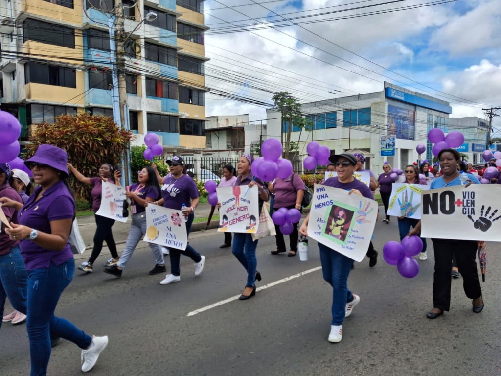 Caminata Regional por el Día Internacional de la Eliminación de la Violencia contra la Mujer.